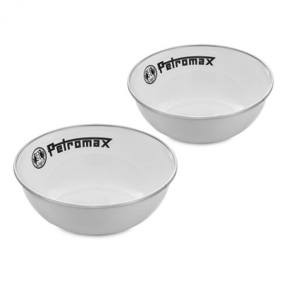 Набір мисок емальованих Petromax Enamel Bowls 0,5 л Білий (2 шт)