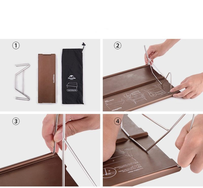 Столик похідний Naturehike Compact Table 340Х250 мм NH17Z001-L  