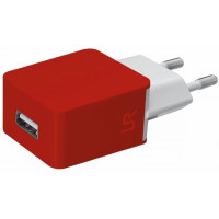 Мережевий зарядний пристрій Trust URBAN Smart Wall Charger (red)