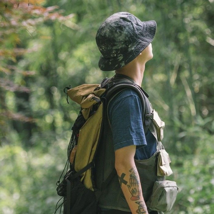 Панама туристична Naturehike NH21FS538, темно-синя 