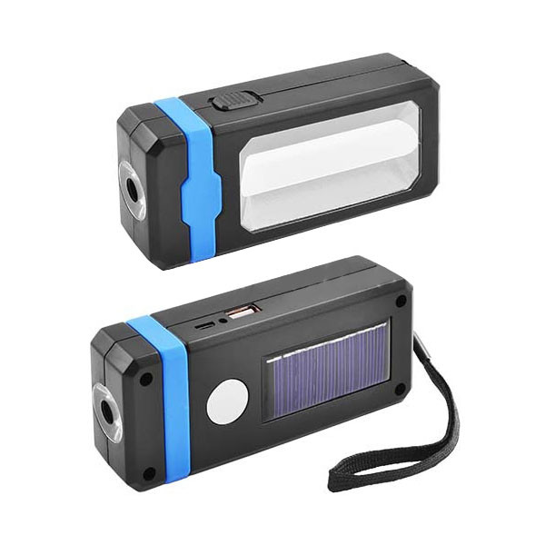 Ліхтар кемпінг Luxury 8051-LM+COB з розсіювачем, power bank, сонячна батарея, ЗУ micro usb 