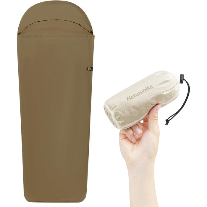 Підкладка для спального мішка Naturehike CNH22SD016, нейлон, коричнева 
