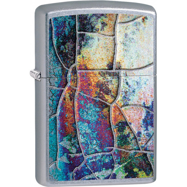 Запальничка Zippo 207 Rust Patina Design Срібляста (Zippo 29897) 