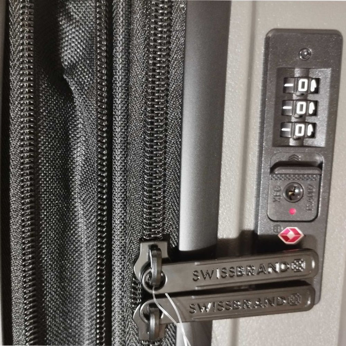 Валіза Swissbrand Eden (L) Charcoal (SWB_LHEDE174L) 