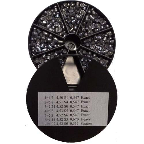 Кулі пневматичні JSB Diablo TEST EXACT 4,5 мм 0,51; 0,54; 0,67; 0,87 г (002003-350) 