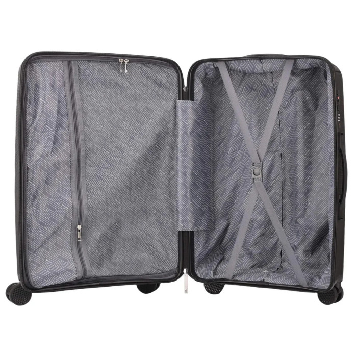 Валіза Semi Line 24" (L) Black (T5826-3) 