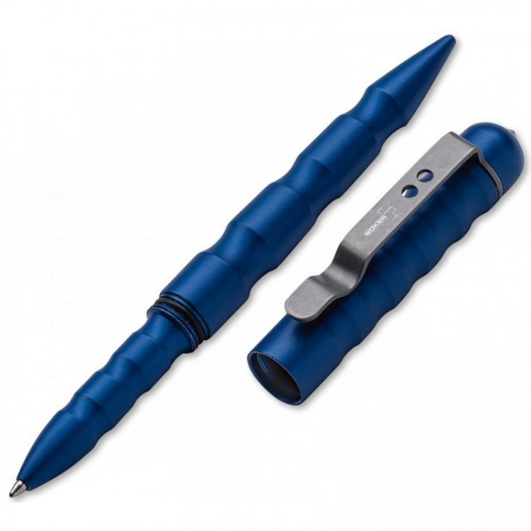 Ручка тактична Boker Plus Multi Purpose Pen Blue 