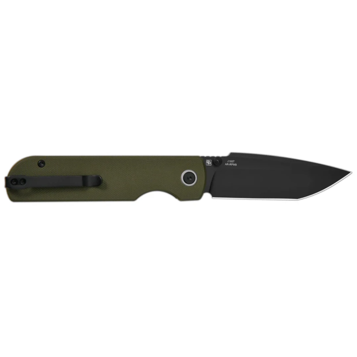 Ніж CJRB Nova Black Blade AR-RPM9, G10 green 