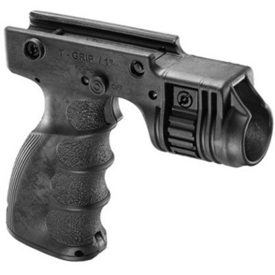 Рукоятка передня FAB Defense T-GRIP з передньою кнопкою включення (fix-tgripb)