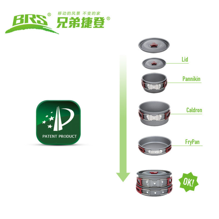 Набір посуду BRS-153 (пошкоджене пакування) 