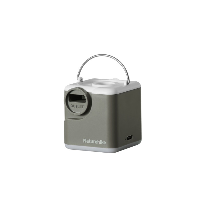 Багатофункціональний повітряний насос-ліхтар Naturehike CNK2550ZM012, зелений 
