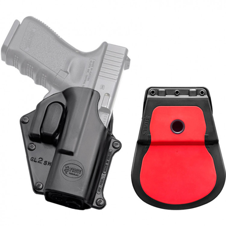 Кобура Fobus Для Glock 17/19 з поясним фіксатором замок на скобі (GL-2 SH) 