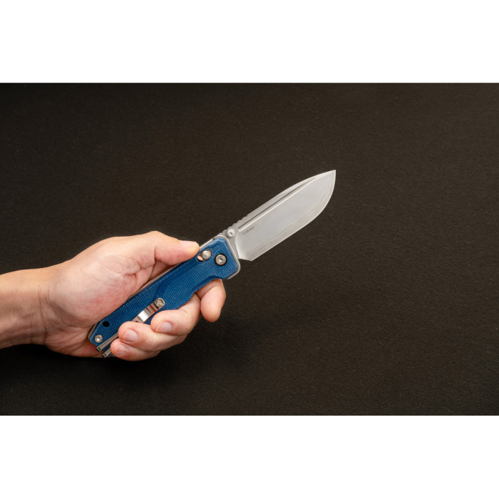 Ніж складаний SRM Rubik 7228B-ME2, блакитний 
