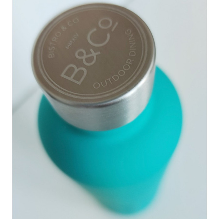 Термобутилка Summit B&Co Geo Bottle Flask Turquoise 500 мл 