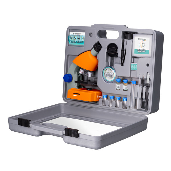 Мікроскоп Bresser Junior 40x-640x Orange (з кейсом) 