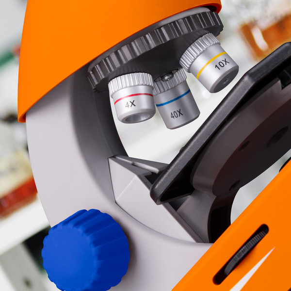 Мікроскоп Bresser Junior 40x-640x Orange (з кейсом) 