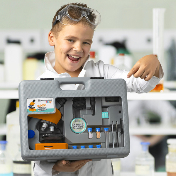 Мікроскоп Bresser Junior 40x-640x Orange (з кейсом) 