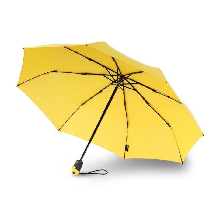 Парасолька Knirps E. 200 Yellow Авто /складаний /8спіц /D97x28см 
