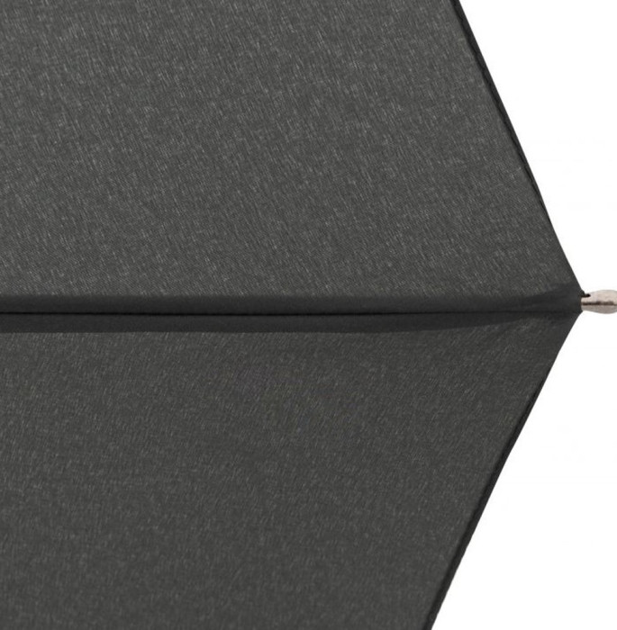 Парасолька Knirps U. 090 Black хутро /складаний /8спіц /D128x38см 