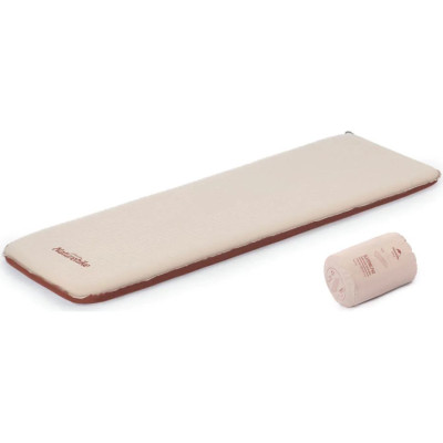 Матрац cамонадувний 6 см одинарний Naturehike NH21FCD11, бежевий (вітринний зразок)