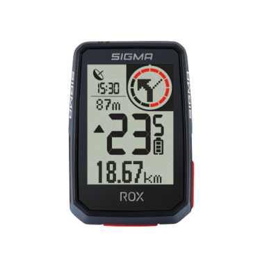 Велокомп'ютер Sigma Sport ROX 2.0 Black Top Mount