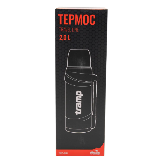 Термос Tramp Travel Line 2.5 л, Чорний 