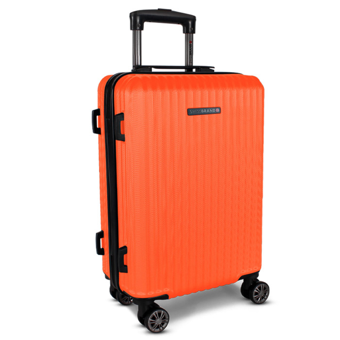 Валіза Swissbrand Riga 2.0 (L) Neon Orange (SWB_LHRIG743L) 