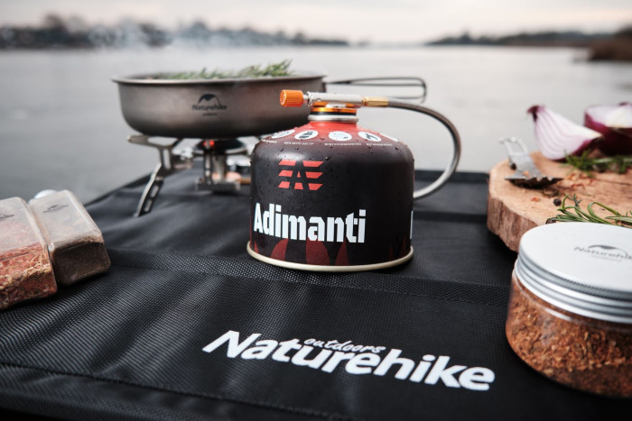 Балон газовий Adimanti, 230 гр, з різьбовим з'єднанням 