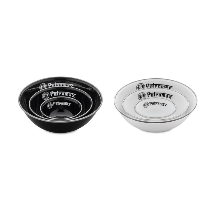 Набір мисок емальованих Petromax Enamel Bowls 1 л Білий (2 шт)