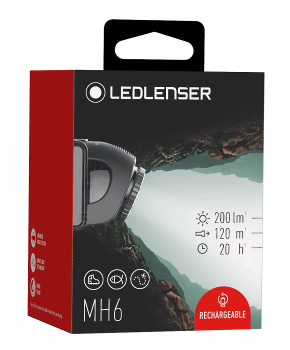 Налобний ліхтар LedLenser MH6 Outdoor 
