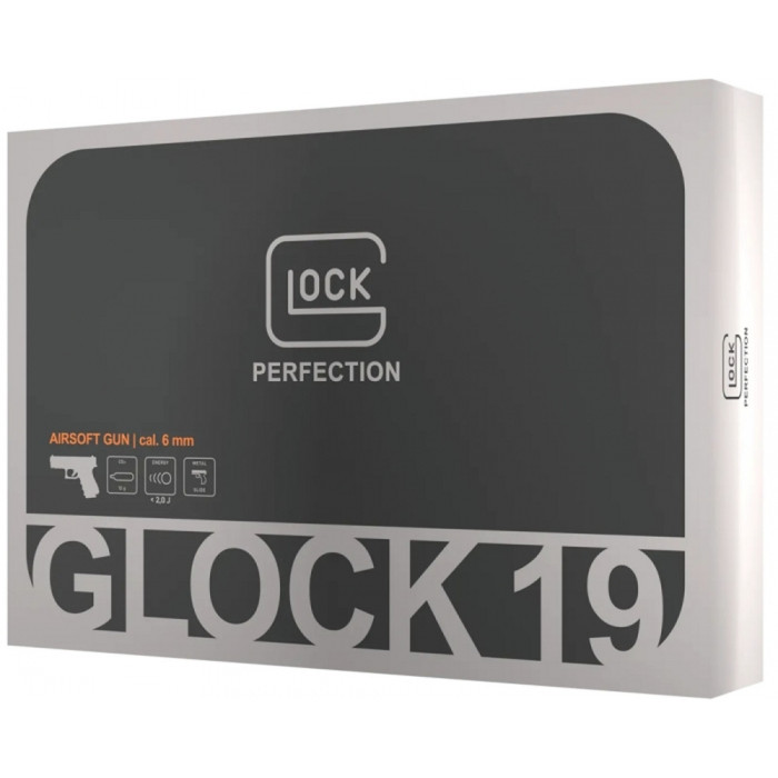 Пневматичний страйкбольний пістолет Umarex Glock 19 кал. 6мм. CO2 