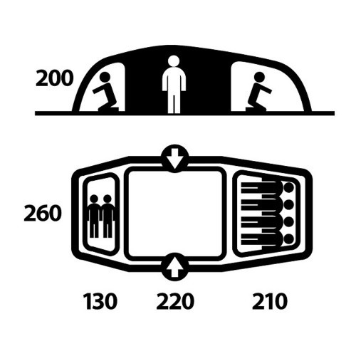 Намет Husky Boston 6 (Зелений) 