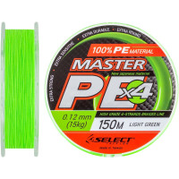 Шнур Select Master PE 150m 0.12мм 15кг, салатовий