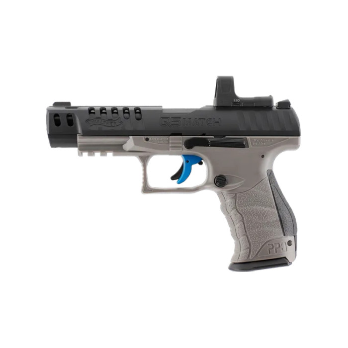 Пневматичний пістолет Umarex Walther Q5 Match Combo 5" SET Blowback кал.4,5 мм 