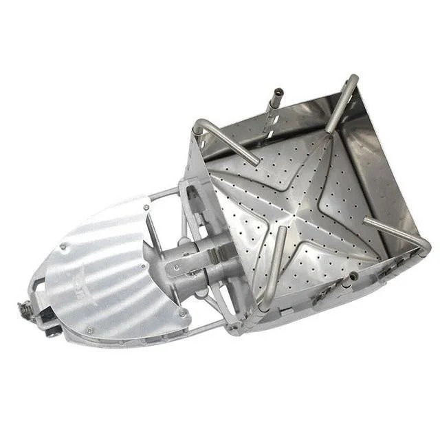 Твердопаливна піч з турбiною та живленням BRS-116 (заводський дефект, на різному рівні пальник із турбіною) 