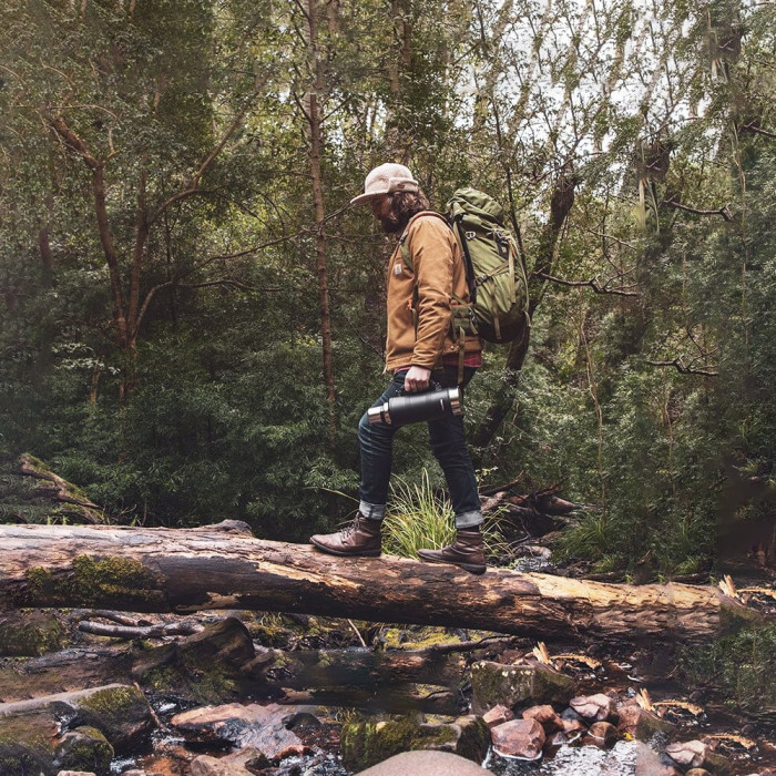 Термос з ручкою Naturehike Q-9H NH19SJ011, 304 сталь, 2.2 л, Чорний 