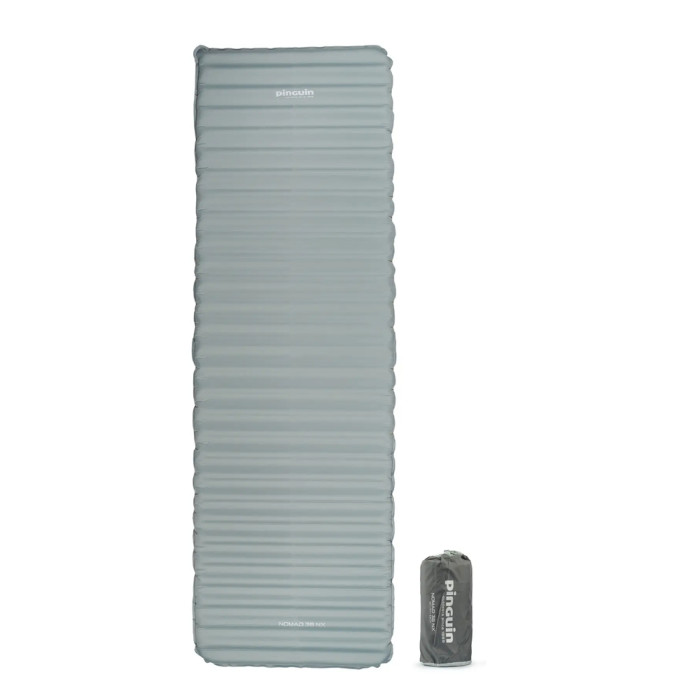 Самонадувний килимок Pinguin Nomad NX, 194x64x3.8см, Grey (PNG 715385) 