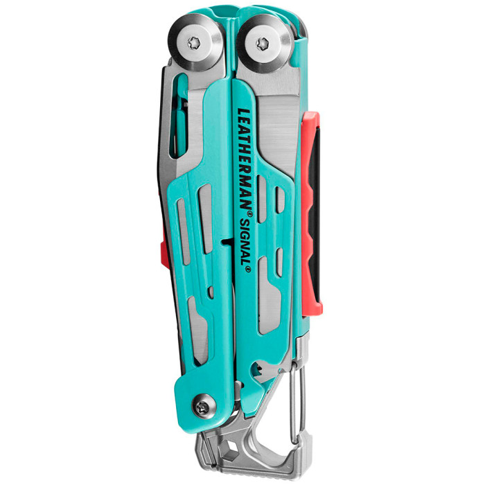 Мультиінструмент Leatherman Signal Aqua Silver, нейлоновий чохол 