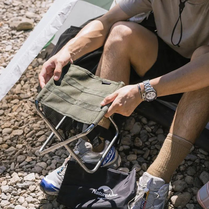 Стілець складаний Naturehike Easy Wild NH17Z012-L Чорний 