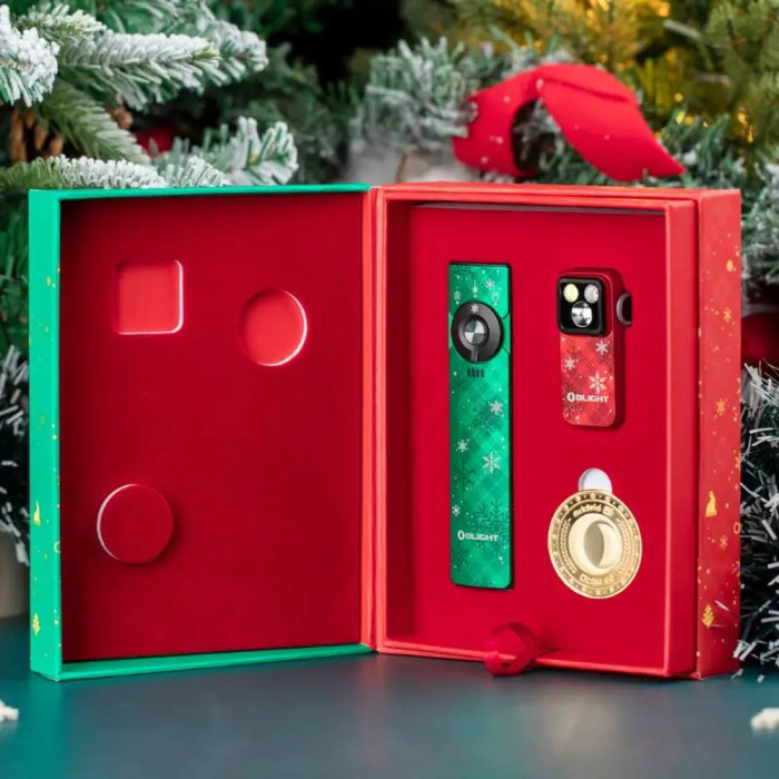 Набір ліхтарів Olight Christmas Gift Box (Oclip Pro & Arkfeld Pro Class) 