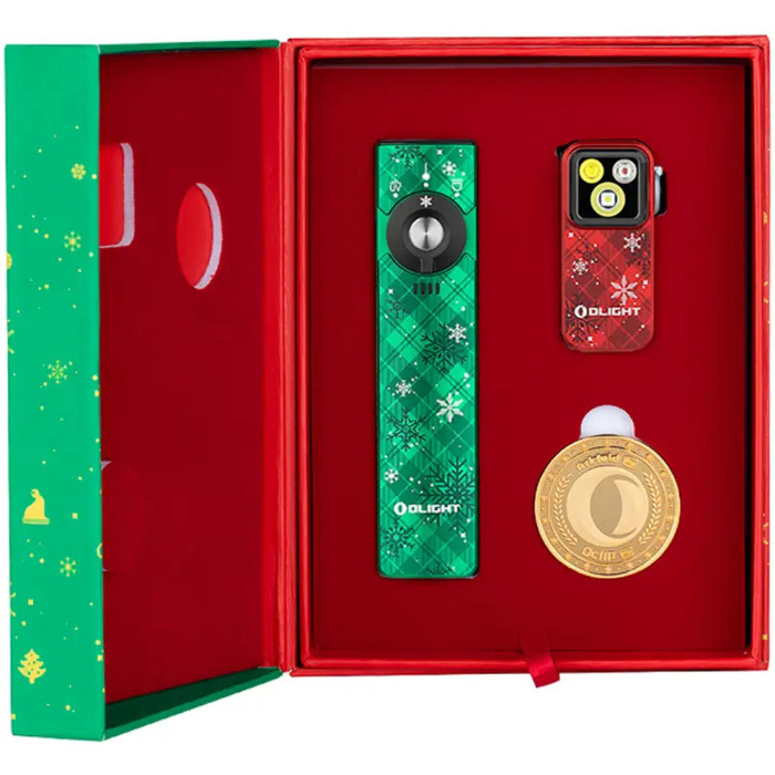 Набір ліхтарів Olight Christmas Gift Box (Oclip Pro & Arkfeld Pro Class) 
