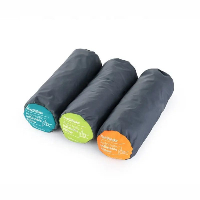 Самонадувна подушка Naturehike Sponge automatic Inflatable Pillow (NH17A001-L), помаранчевий 