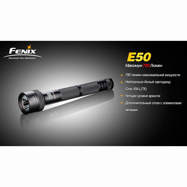 Ліхтар Fenix E50 Cree XM-L (T6) neutral white 