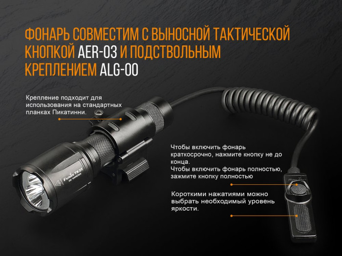 Ліхтар ультрафіолетовий Fenix TK25 UV Cree XP-G2