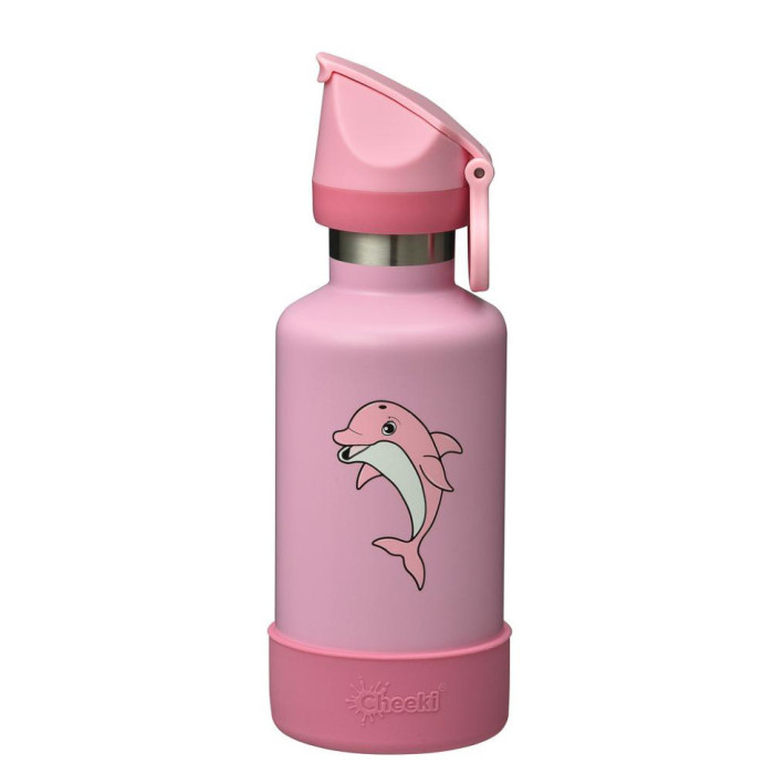 Термопляшка дитяча Cheeki Insulated Kids 400 ml (Dolphin) 