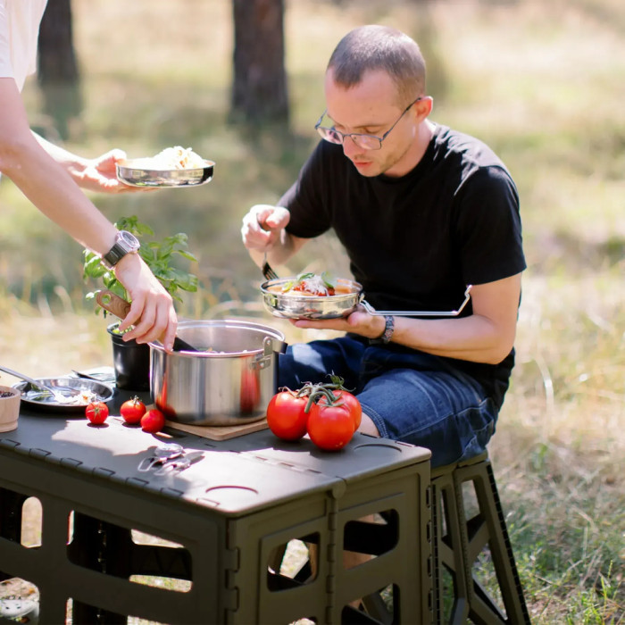 Стілець Tribe Camp Chair High пластиковий T-EF-0002-olive 