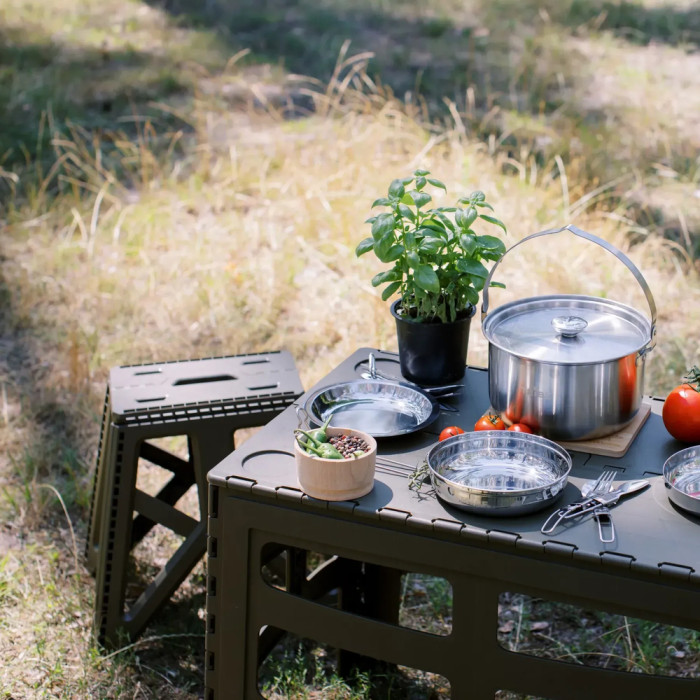 Стілець Tribe Camp Chair High пластиковий T-EF-0002-olive 