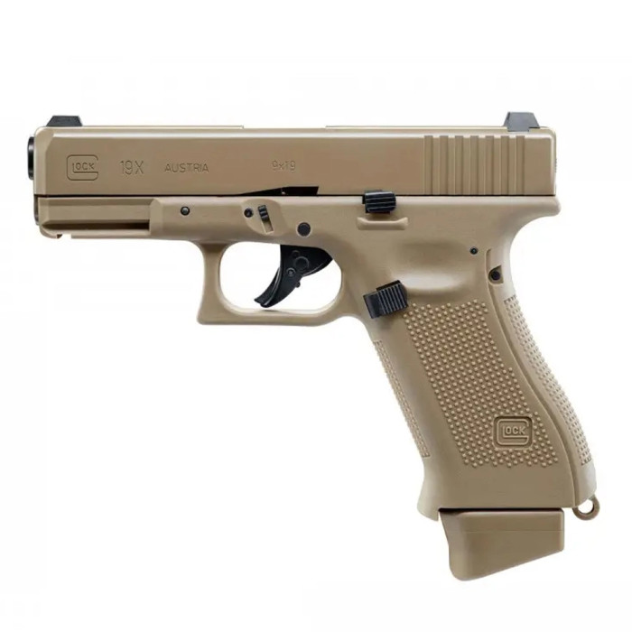 Пневматичний страйкбольний пістолет Umarex Glock 19X  кал. 6мм. CO2 