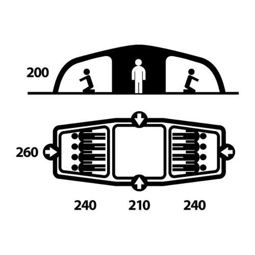 Намет Husky Boston 8 (зелений) 