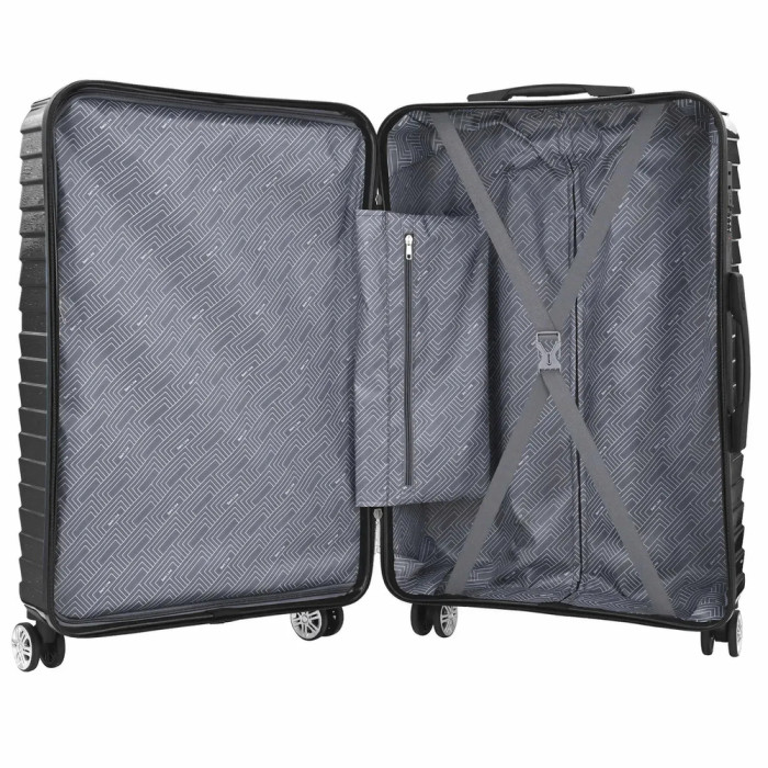 Валіза Semi Line 24" (M) Black (T5765-2) 